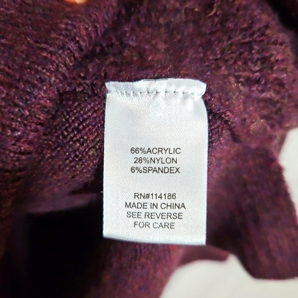 Peyton Primrose Purple Sweater Size Medium - Picture 2 of 6